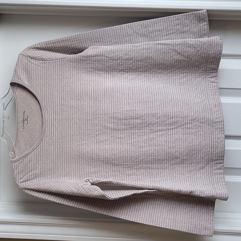 Croft & Barrow Women's Long Sleeve Top Size M